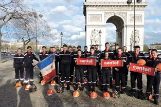 Les jeunes pompiers en visite à Paris