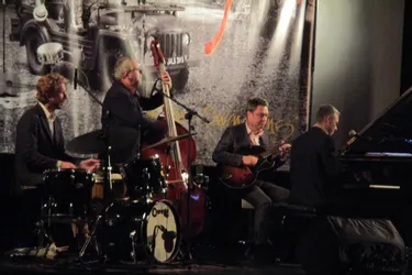 Le Stan Laferrière Quartet s’est produit jeudi soir au cinéma Le Colbert d’Aubusson