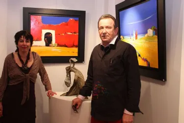 Nathalie Seguin et Christian Eurgal à la galerie Les Intemporels
