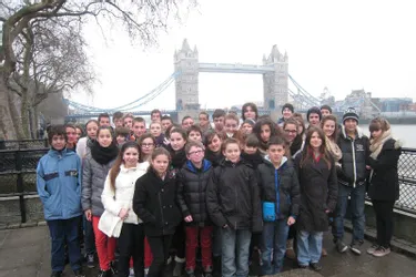 Les élèves de Saint-Pierre à Londres