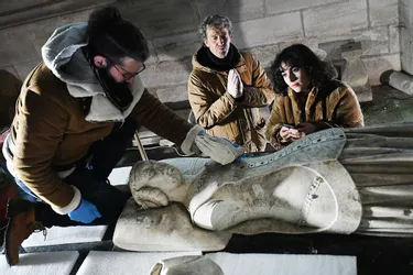 Dans l'Allier, le tombeau de Charles de Bourbon et Agnès de Bourgogne livre ses premiers secrets