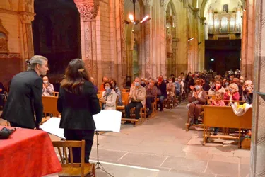Le concert a été donné à l’église romane