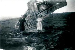 En 1944, un avion allemand Junkers 88 s’est écrasé au puy Violent