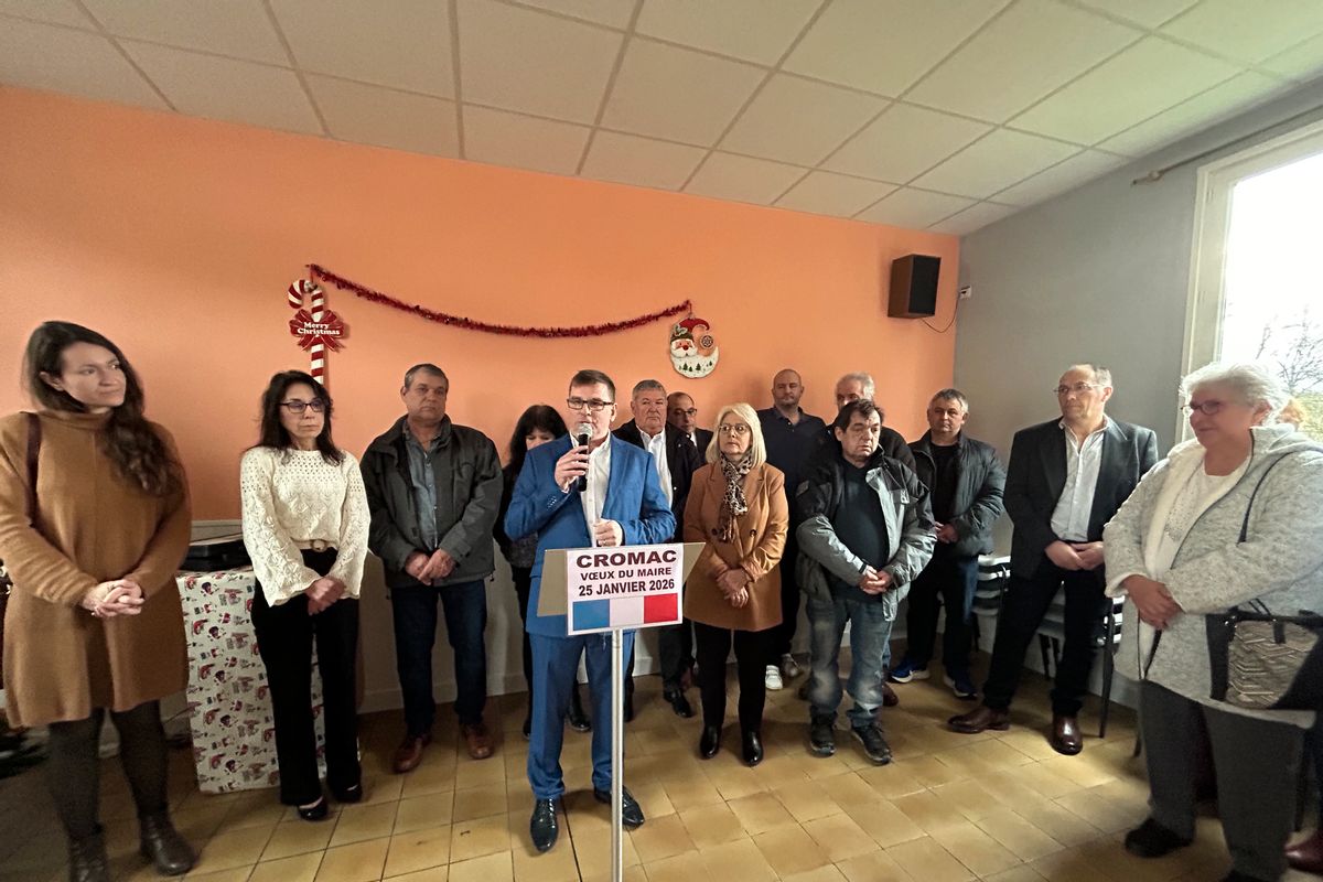 Cromac Le maire de Cromac présente ses voeux :