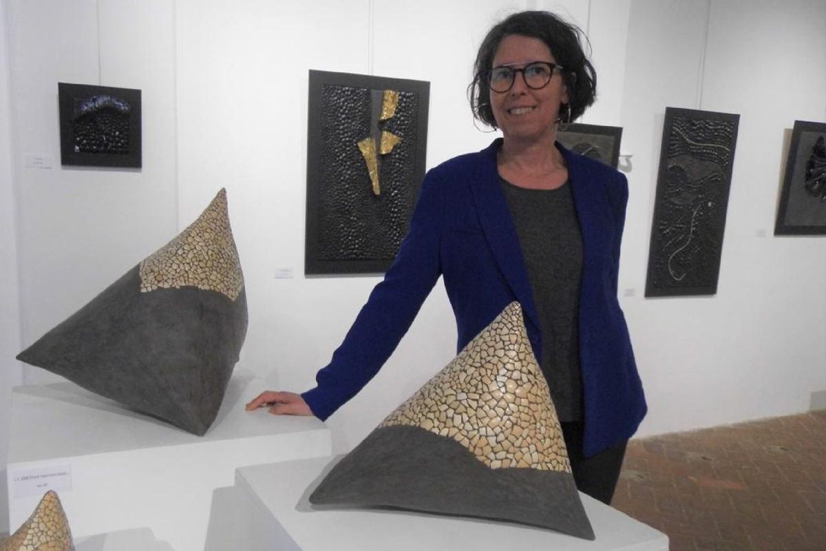 La mosaïste détourne les matières - LÉcho Républicain