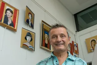 Le peintre Jean-Luc Pianezzi expose des portraits de femmes au CHU Estaing de Clermont-Ferrand