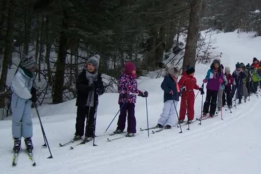 Les élèves ont découvert le ski de fond