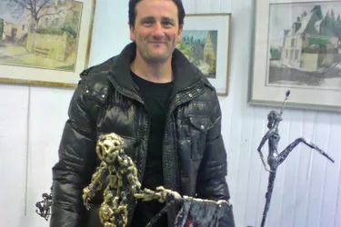 Sébastien Ruiz expose ses sculptures à La Pléiade