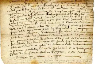Le Document du mois présenté aux archives à Aurillac