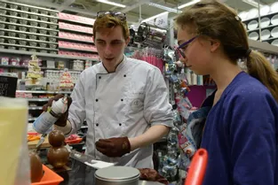 Dorian Pélissier régale les Clermontois d'ateliers de chocolaterie à domicile