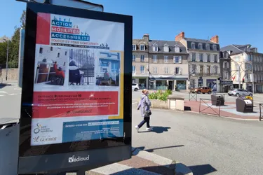 A Guéret (Creuse), une campagne d'affichage, portée par APF France Handicap, prône l'accessibilité des lieux