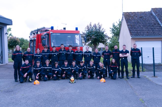Colmart Les pompiers d'Eure-et-Loir en démonstration lors des portes ouvertes ...