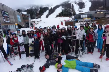 Les collégiens ont skié à Super-Besse
