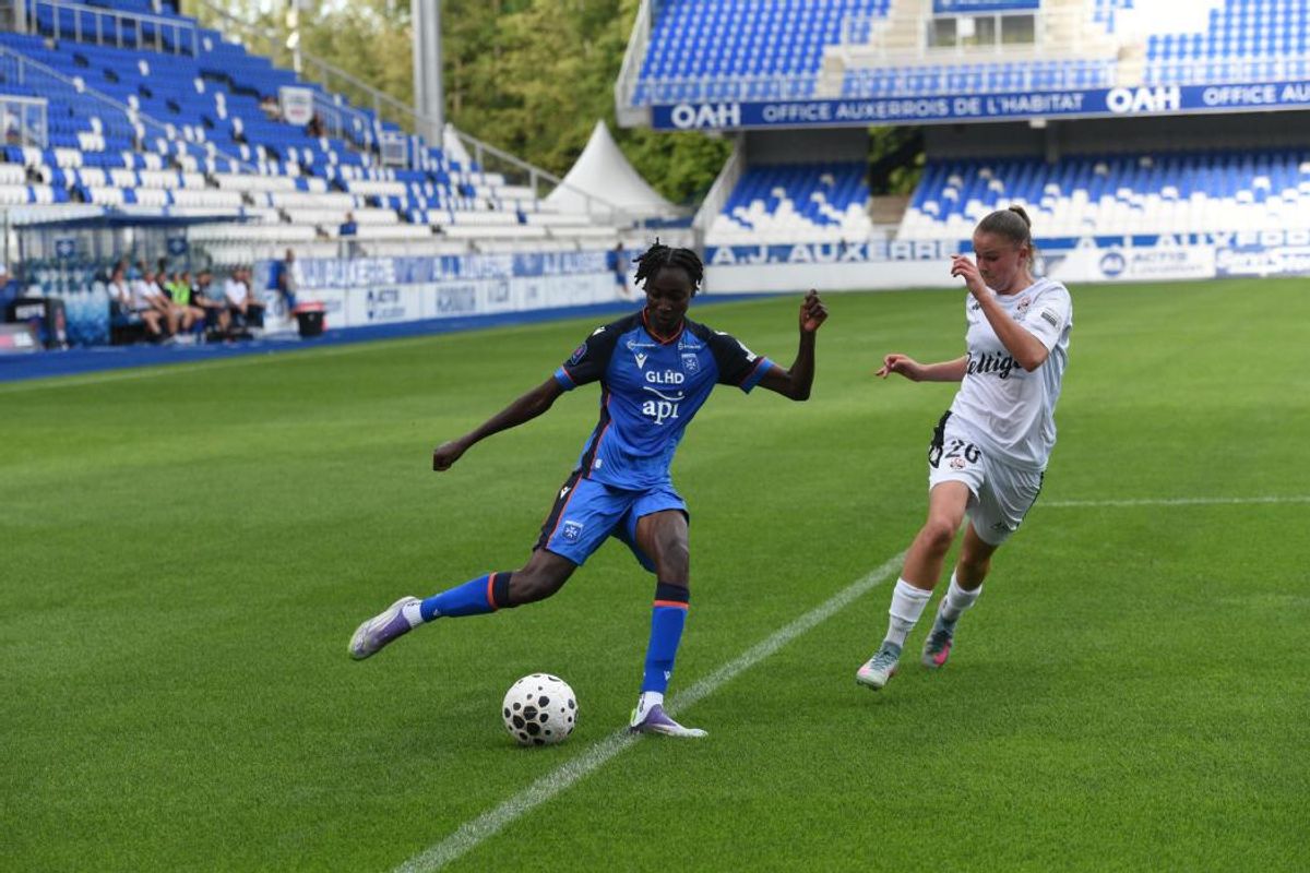 Premier succès à l'extérieur de la saison pour les féminines de l'AJA, à Reims