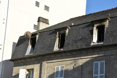 Un appartement détruit par un incendie rue Gobert à Brive