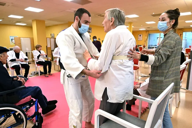 Des ateliers de judo adapté pour des résidents d’Ehpad, à Orléans et sa métropole