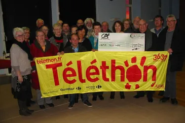 La commune a réussi à collecter 4.074 euros pour le Téléthon