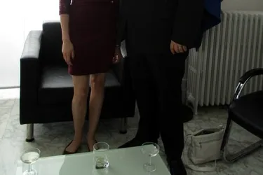 Pauline Plucienniczak, la Rosière 2016 présentée au maire Olivier Bianchi