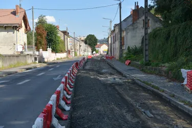Des travaux sur la RD 2209 entre Creuzier-le-Neuf et Cusset (Allier)