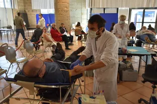 Les donneurs de sang au rendez-vous de la collecte d'Issoire ce mardi matin
