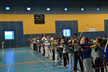 Championnat de tir à l'arc, au gymnase Murat