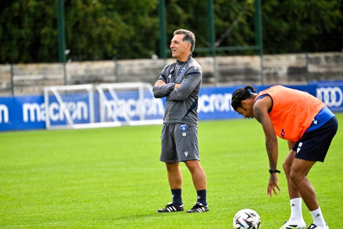 Reprise de l'entraînement avec Christophe Pélissier toujours soutenu à l'AJA