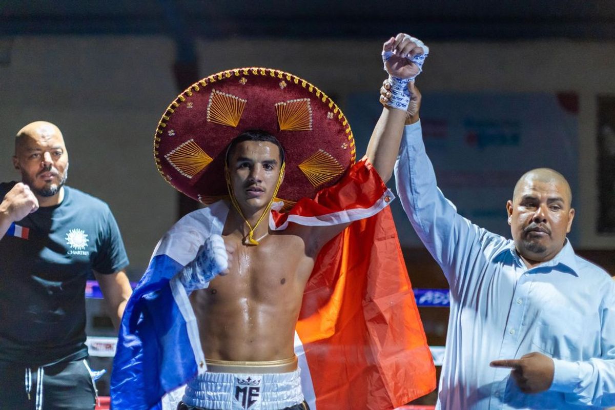 Le jeune boxeur de Chartres Mohamed El Baroudi vainqueur de son premier combat professionnel à seulement 16 ans !