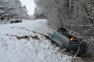 En haute Corrèze, la neige commence à poser des problèmes au trafic routier