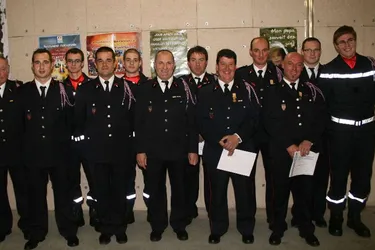 Les pompiers honorés pour la Ste-Barbe