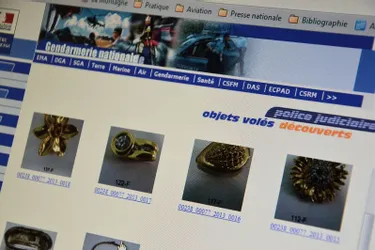 Les gendarmes mettent en ligne 182 bijoux volés retrouvés chez un receleur présumé
