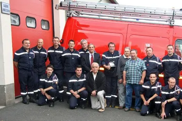 35 ans de service avec les pompiers