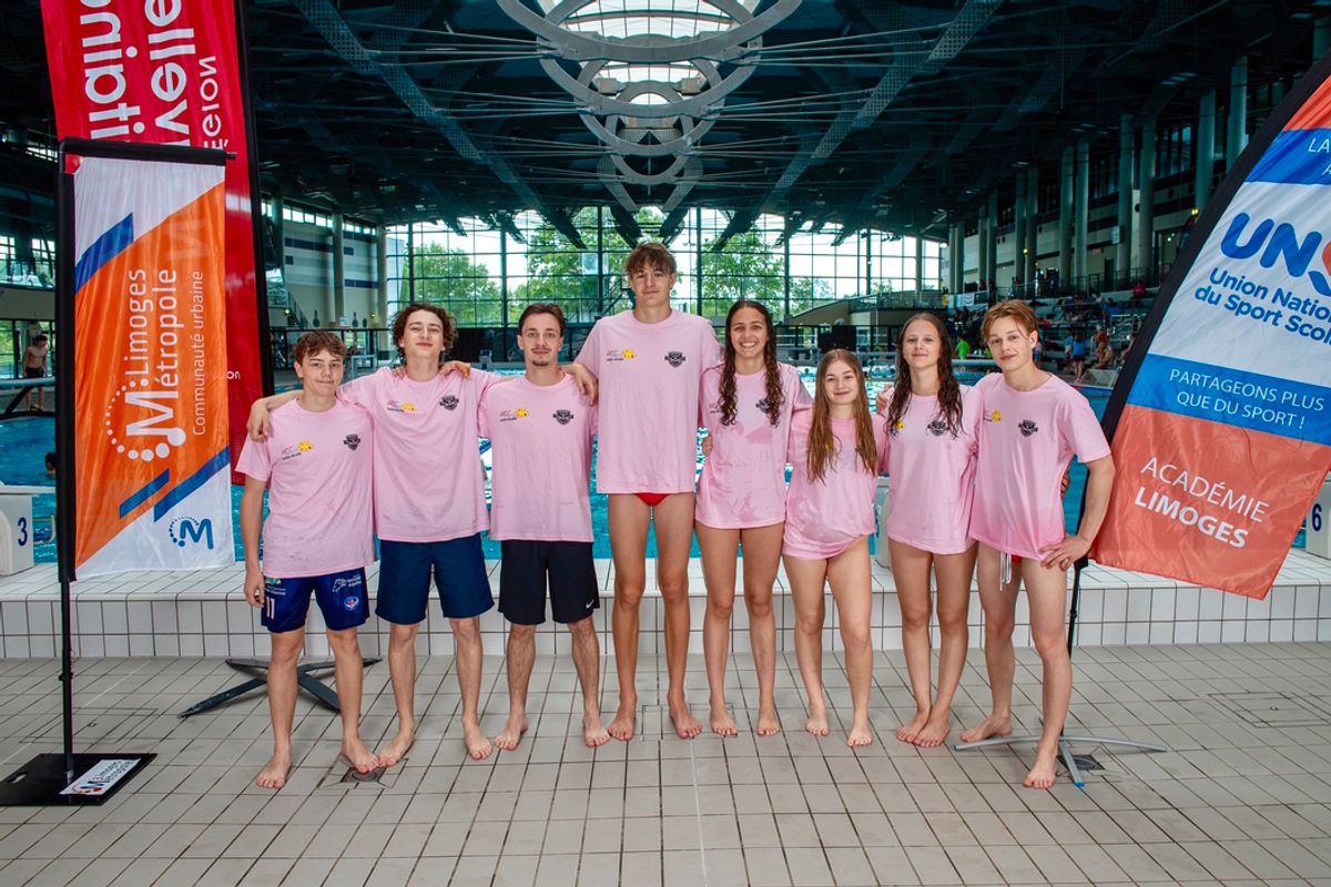 Le lycée Léonard-Limosin de Limoges sacré champion de France UNSS de water-polo