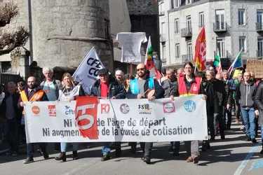 Environ 650 manifestants dans les rues d'Ussel pour la 10e journée de mobilisation