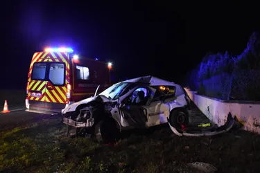 Haute-Loire : Un automobiliste seul à bord se tue sur la RD 20 à Paulhac