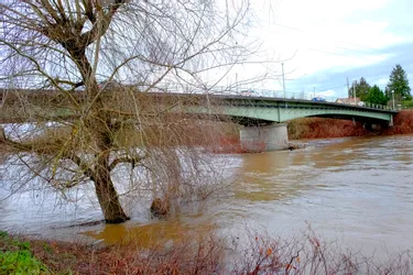 Un temps stabilisé, le niveau de certains cours d'eau d'Auvergne repart à la hausse
