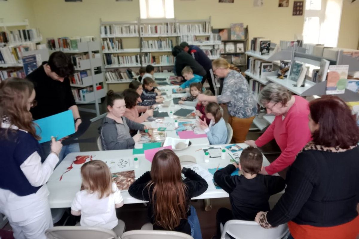 Saint pierre le moutier. Opération banquise pour les enfants