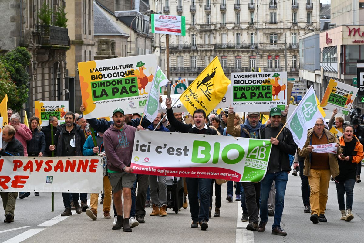 Réunis à limoges, des agriculteurs bio de plusieurs régions dénoncent des retards de paiement des aides pac