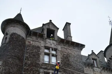 Exercice de secours au château