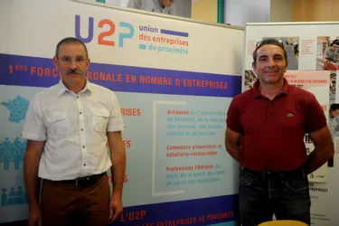 Les candidats de l'U2P à la chambre de métiers et de l'artisanat présentés à Moulins (Allier)