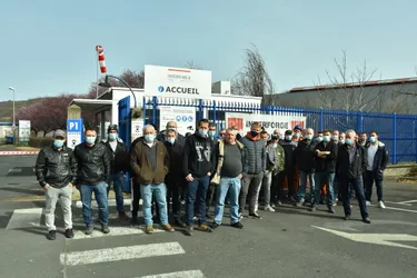 Des salariés d'Aubert & Duval et Interforge en grève à Issoire (Puy-de-Dôme)