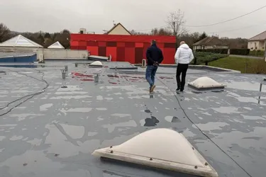 Des travaux réalisés sur le toit de l’école Françoise-Dolto