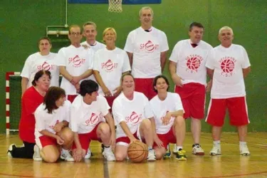 Basketteurs vétérans en tournoi