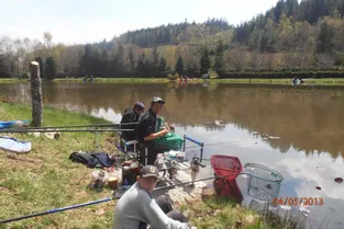 Championnat de France de pêche à la carpe avec une équipe junior