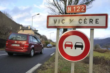La RN122 bientôt en sens unique à Vic-sur-Cère