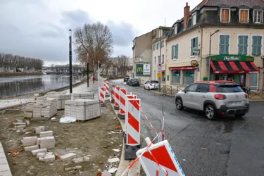Les dernières perturbations à prévoir en raison du chantier des berges du Cher à Montluçon (Allier)