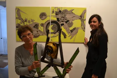 Les artistes Morgane Isilt Haulot et Marguerite Noirel présentent leurs oeuvres