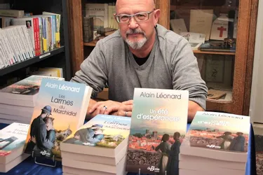 Alain Léonard à la librairie Nos Racines d’Auvergne