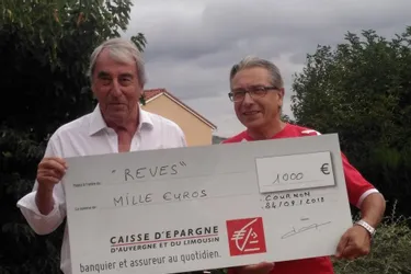 Rêves 63 reçoit 1.000 € de l’Union sportive des municipaux de Clermont