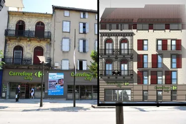 Onze appartements pourraient être aménagés entre le square Vermenouze et la rue du Prince