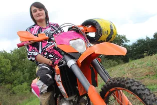 La Brivadoise Justine Martel, 20 ans, sur 125 cc